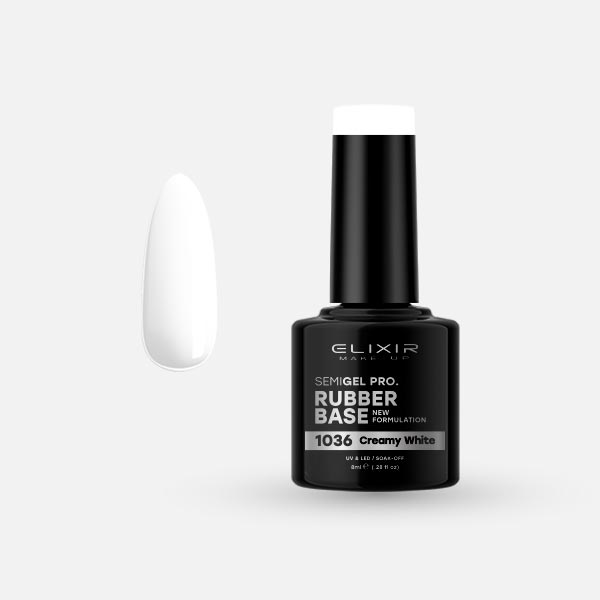 1036 ELIXIR Rubber Base Milky White 8ml