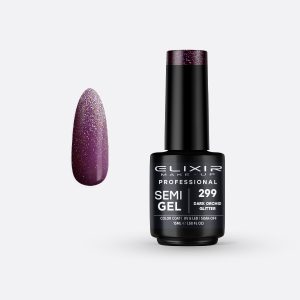 299 SemiGel Color Darkorchid Glitter ELIXIR 15ml
