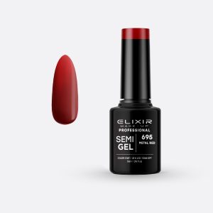 695 SemiGel Color Metal Red ELIXIR 5ml