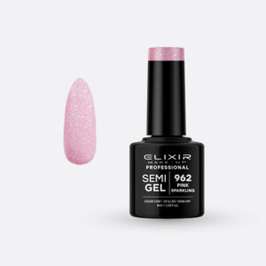 POLUTRAJNI LAK ZA NOKTE 8ML – #962 (PINK SPARKLING)