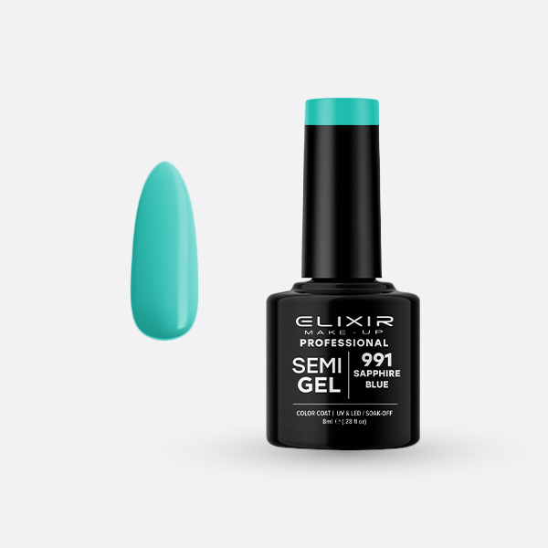 POLUTRAJNI LAK ZA NOKTE 8ML – #991 (SAPPHIRE BLUE)
