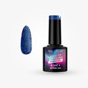 SemiGel ELIXIR #1447 Glittered lapis