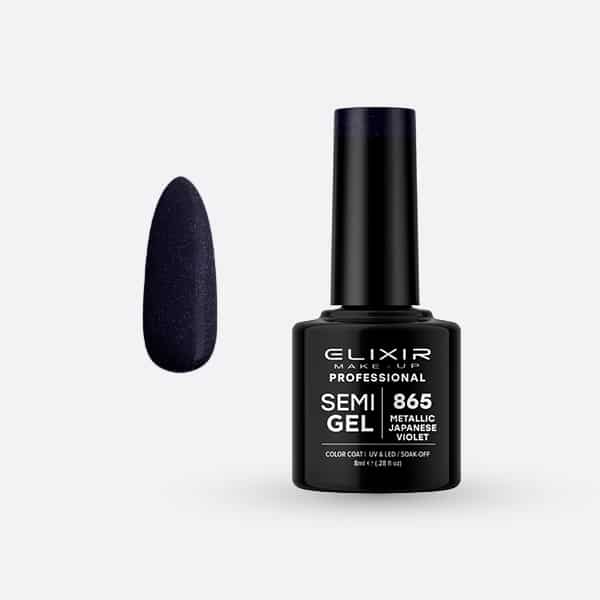 SemiGel ELIXIR #865 (Metallic Japanese Violet)