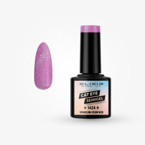SemiGel ELIXIR #1424 sparkling plum web