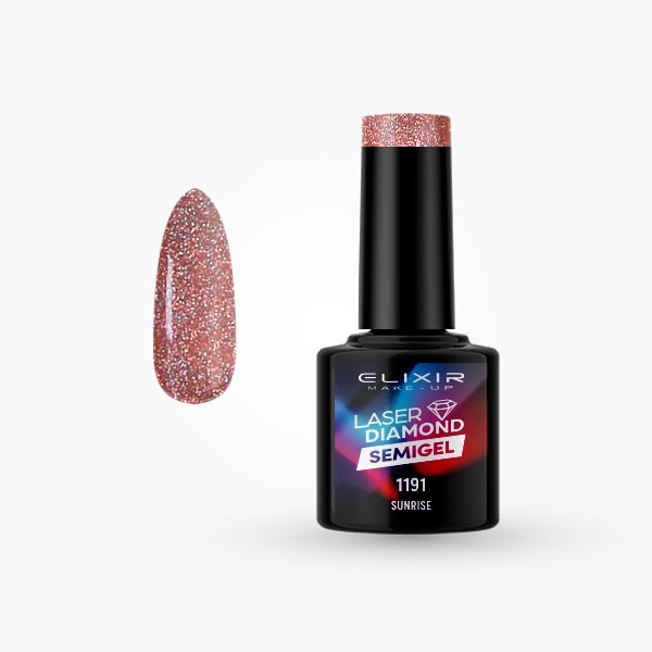 LASER DIAMOND POLUTRAJNI LAK ZA NOKTE 8ML – #1191 (SUNRISE)
