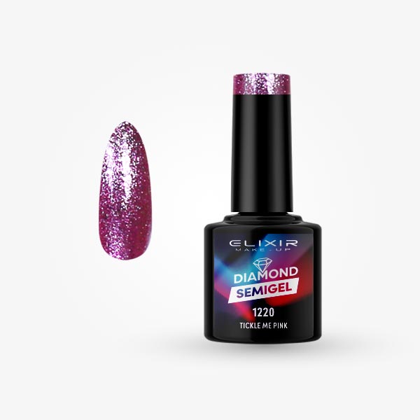 DIJAMANTSKI POLUTRAJNI LAK ZA NOKTE 8ML – #1220 (TICKLE ME PINK)