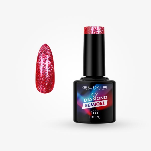 DIJAMANTSKI POLUTRAJNI LAK ZA NOKTE 8ML – #1227 (VODENI OPAL)