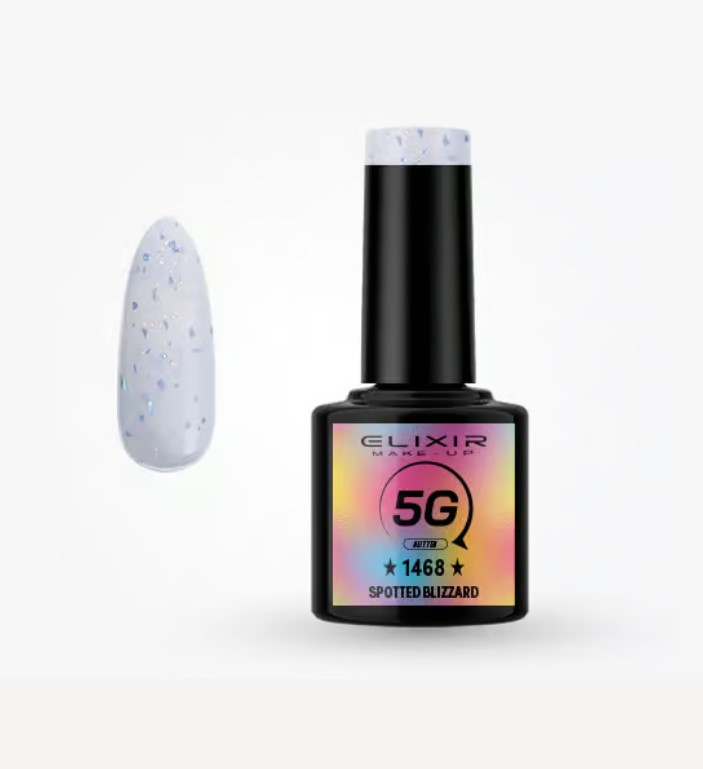 SemiGel ELIXIR #1468 Spotted blizzard